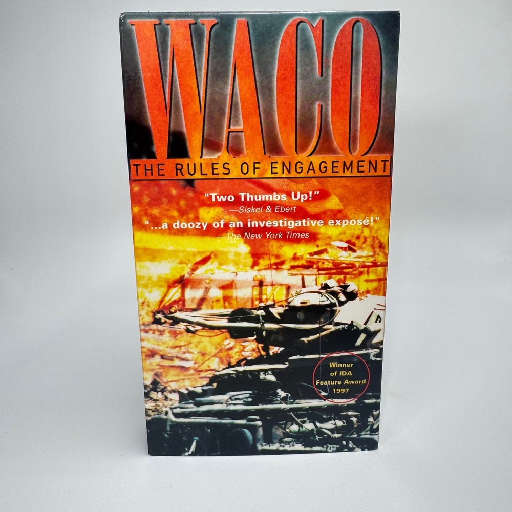 Waco The Rules of Engagement VHS 1997 Documentary Film Branch Davidian Movie